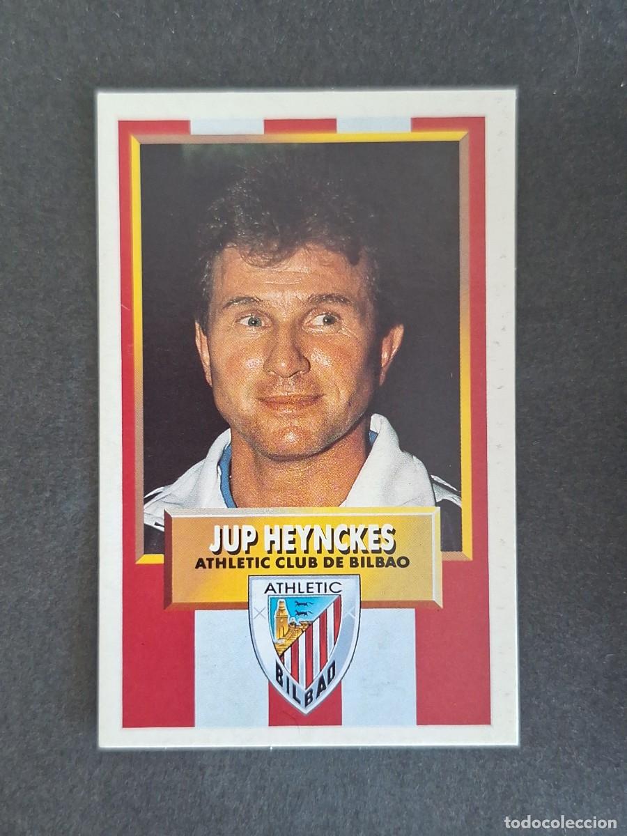 Cromos de f&uacute;tbol: L3 JUP HEYNCKES ENTRENADOR ATHLETIC CLUB DE BILBAO LIGA ESTE 1993 1994 CARTON NUNCA PEGADO SIN PEGAR