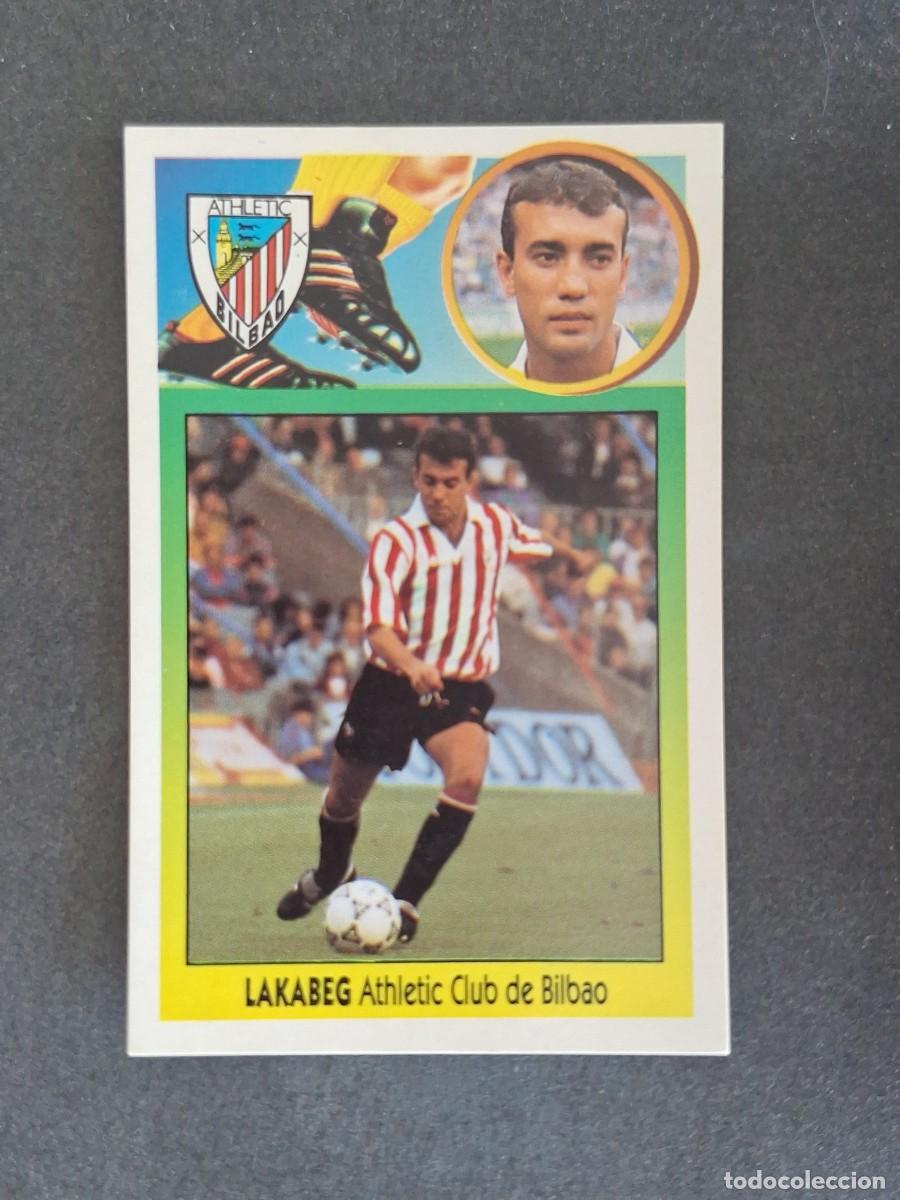 Cromos de f&uacute;tbol: L3 LAKABEG ATHLETIC CLUB DE BILBAO LIGA ESTE 1993 1994 93 94 CARTON NUNCA PEGADO SIN PEGAR