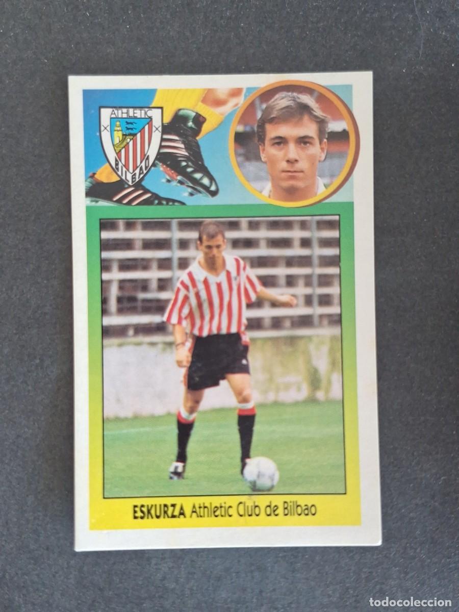 Cromos de f&uacute;tbol: L3 ESKURZA ATHLETIC CLUB DE BILBAO LIGA ESTE 1993 1994 93 94 CARTON NUNCA PEGADO SIN PEGAR