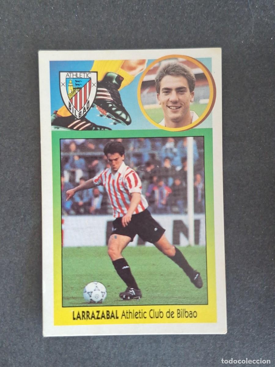 Cromos de f&uacute;tbol: L3 LARRAZABAL ATHLETIC CLUB DE BILBAO LIGA ESTE 1993 1994 93 94 CARTON NUNCA PEGADO SIN PEGAR