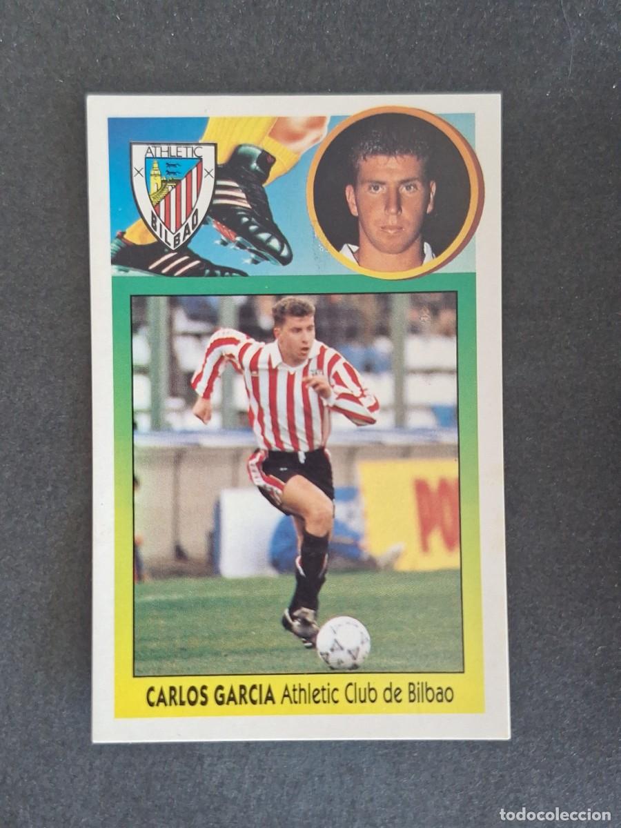 Cromos de f&uacute;tbol: L3 CARLOS GARCIA ATHLETIC CLUB DE BILBAO LIGA ESTE 1993 1994 93 94 CARTON NUNCA PEGADO SIN PEGAR