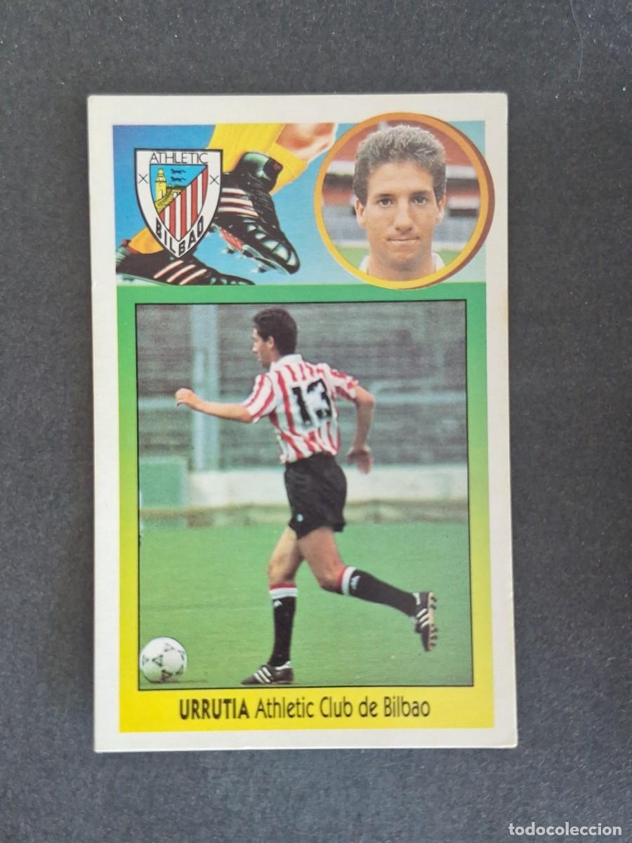 Cromos de f&uacute;tbol: L3 URRUTIA ATHLETIC CLUB DE BILBAO LIGA ESTE 1993 1994 93 94 CARTON NUNCA PEGADO SIN PEGAR