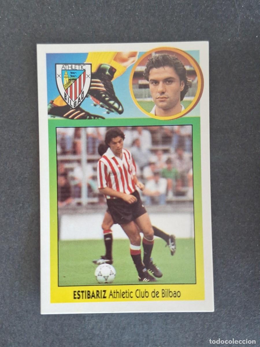 Cromos de f&uacute;tbol: L3 ESTIBARIZ ATHLETIC CLUB DE BILBAO LIGA ESTE 1993 1994 93 94 CARTON NUNCA PEGADO SIN PEGAR