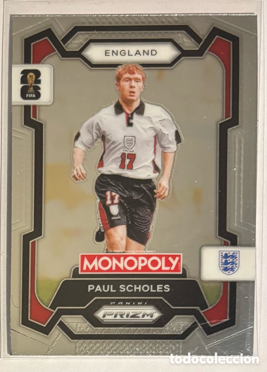 Cromos de f&uacute;tbol: PAUL SCHOLES (INGLATERRA). CARTA PANINI PRIMZ MONOPOLY FIFA WORLD CUP 2026. #24.