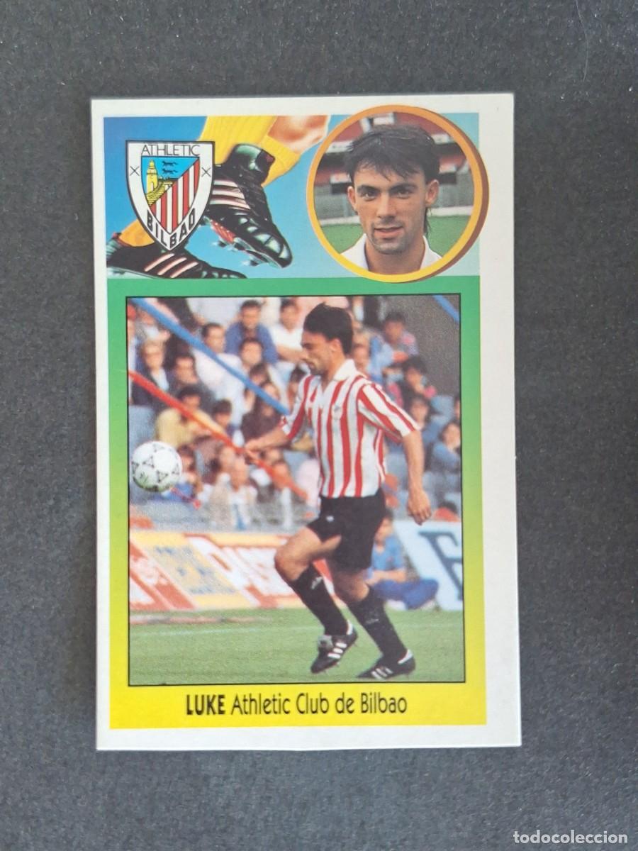 Cromos de f&uacute;tbol: L3 LUKE ATHLETIC CLUB DE BILBAO LIGA ESTE 1993 1994 93 94 CARTON NUNCA PEGADO SIN PEGAR