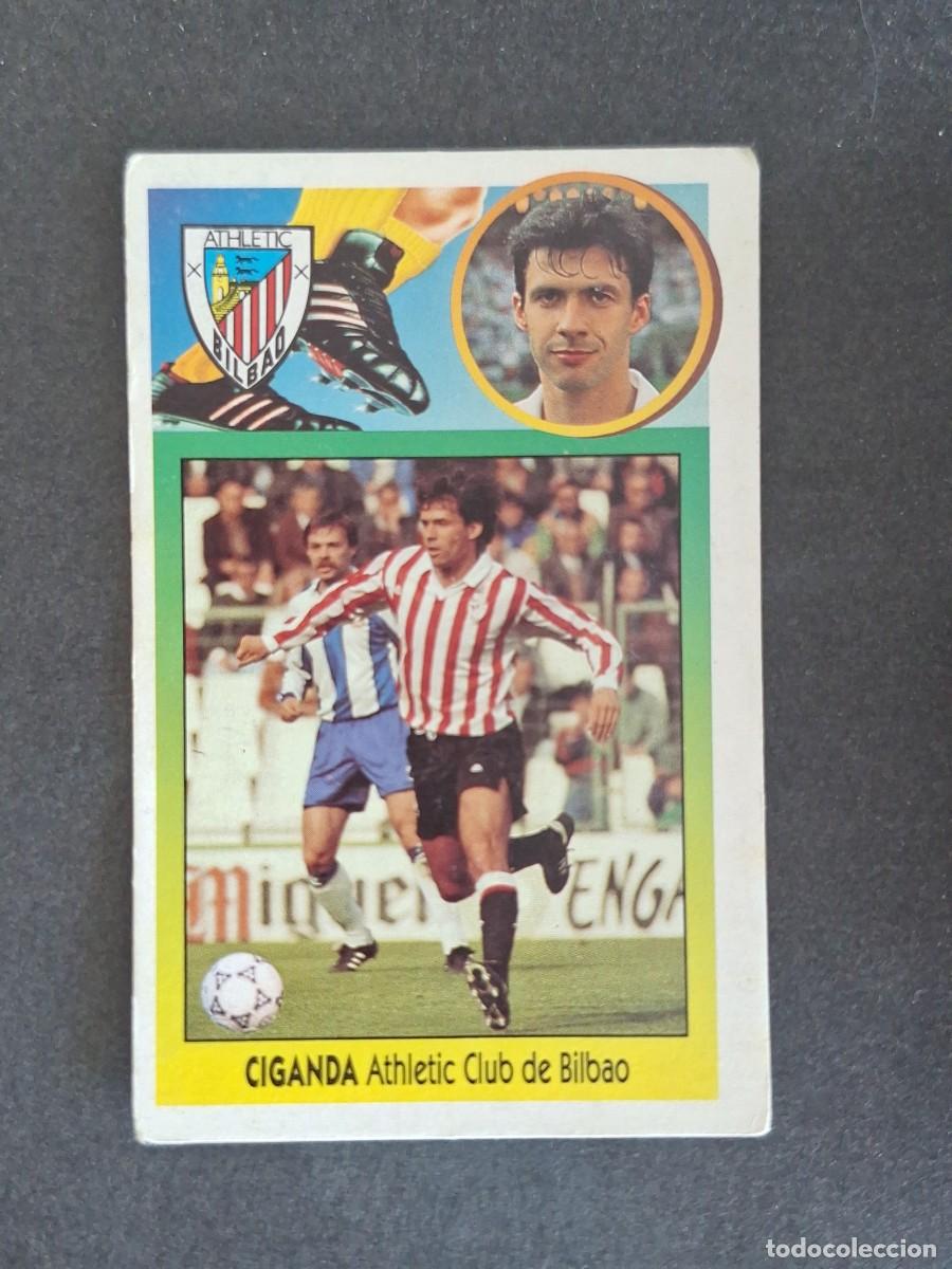 Cromos de f&uacute;tbol: L3 CIGANDA ATHLETIC CLUB DE BILBAO LIGA ESTE 1993 1994 93 94 CARTON NUNCA PEGADO SIN PEGAR