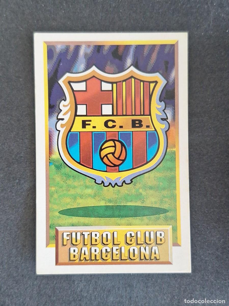 Cromos de f&uacute;tbol: L3 ESCUDO F. C. BARCELONA LIGA ESTE 1993 1994 93 94 CARTON NUNCA PEGADO SIN PEGAR