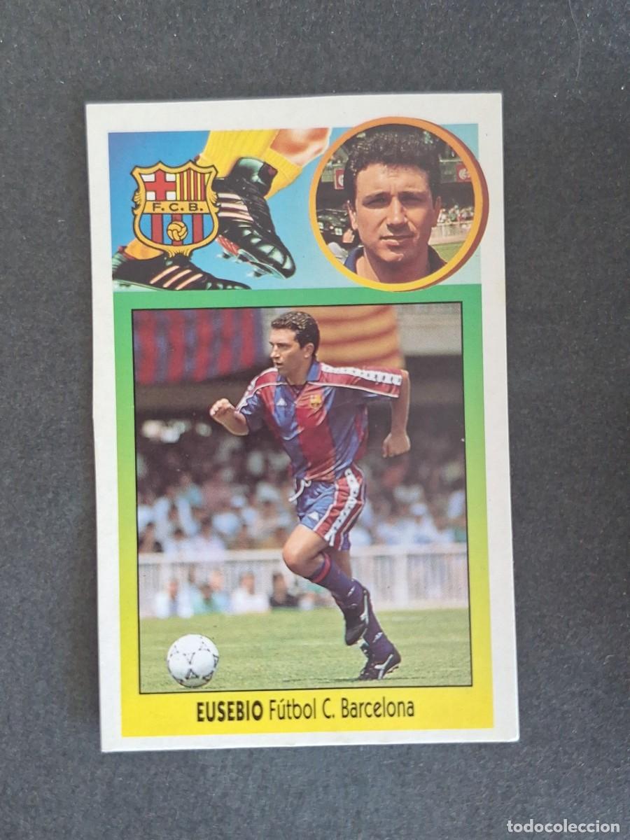 Cromos de f&uacute;tbol: L3 EUSEBIO F. C. BARCELONA LIGA ESTE 1993 1994 93 94 CARTON NUNCA PEGADO SIN PEGAR