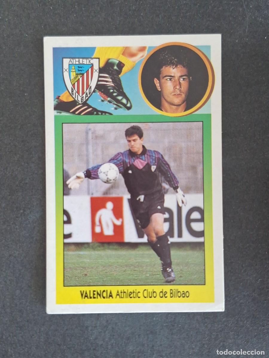 Cromos de f&uacute;tbol: L3 VALENCIA ATHLETIC CLUB DE BILBAO LIGA ESTE 1993 1994 93 94 CARTON NUNCA PEGADO SIN PEGAR