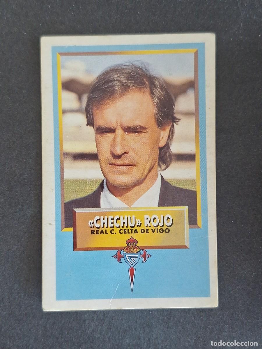 Cromos de f&uacute;tbol: L3 CHECHU ROJO ENTRENADOR CELTA DE VIGO LIGA ESTE 1993 1994 93 94 CARTON NUNCA PEGADO SIN PEGAR