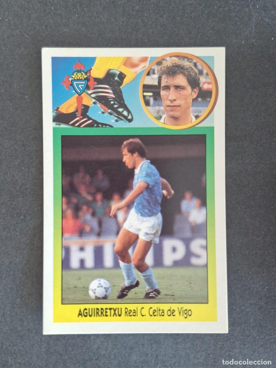 Cromos de f&uacute;tbol: L3 AGUIRRETXU CELTA DE VIGO LIGA ESTE 1993 1994 93 94 CARTON NUNCA PEGADO SIN PEGAR