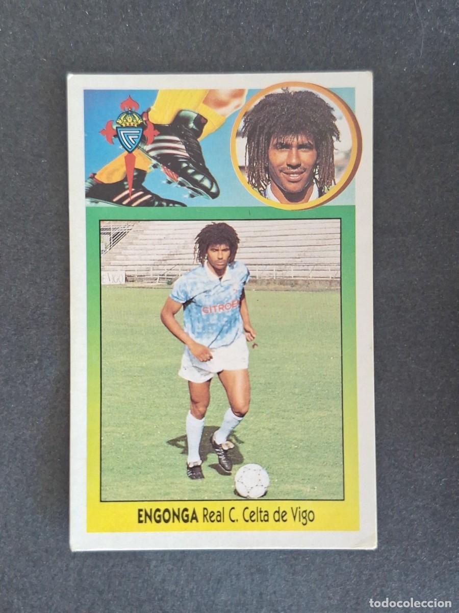 Cromos de f&uacute;tbol: L3 ENGONGA CELTA DE VIGO LIGA ESTE 1993 1994 93 94 CARTON NUNCA PEGADO SIN PEGAR