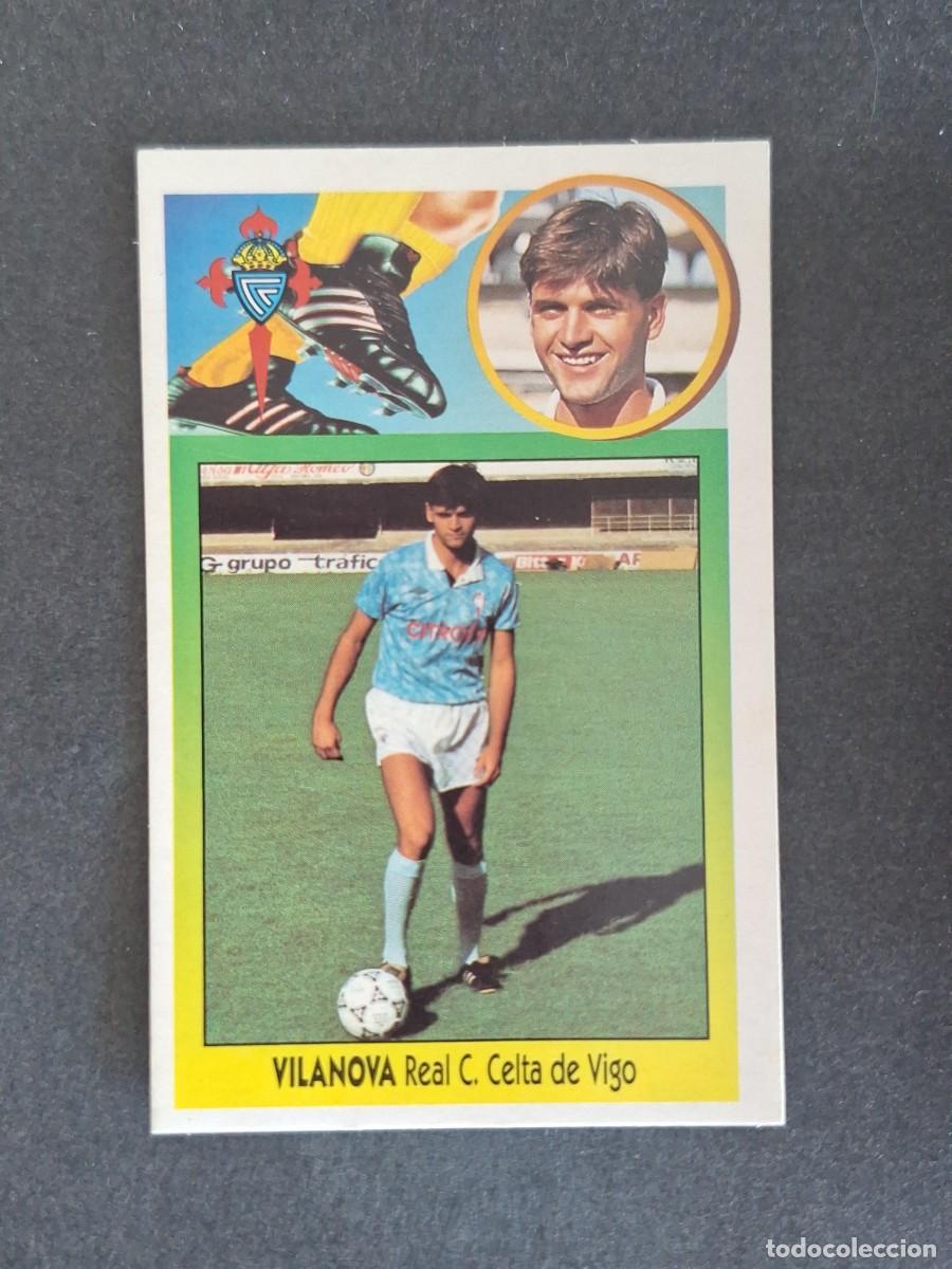 Cromos de f&uacute;tbol: L3 VILANOVA CELTA DE VIGO LIGA ESTE 1993 1994 93 94 CARTON NUNCA PEGADO SIN PEGAR