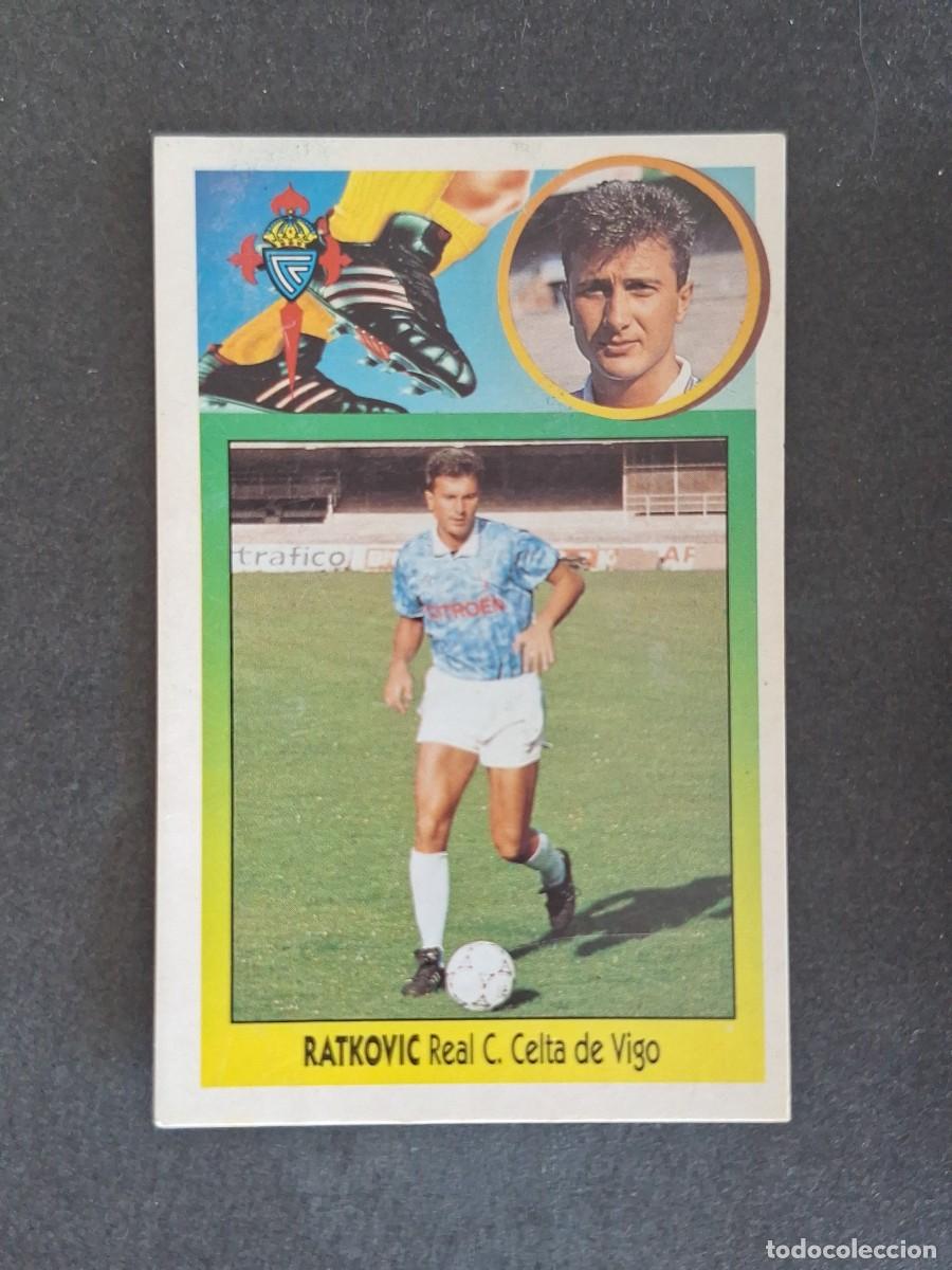 Cromos de f&uacute;tbol: L3 RATKOVIC CELTA DE VIGO LIGA ESTE 1993 1994 93 94 CARTON NUNCA PEGADO SIN PEGAR