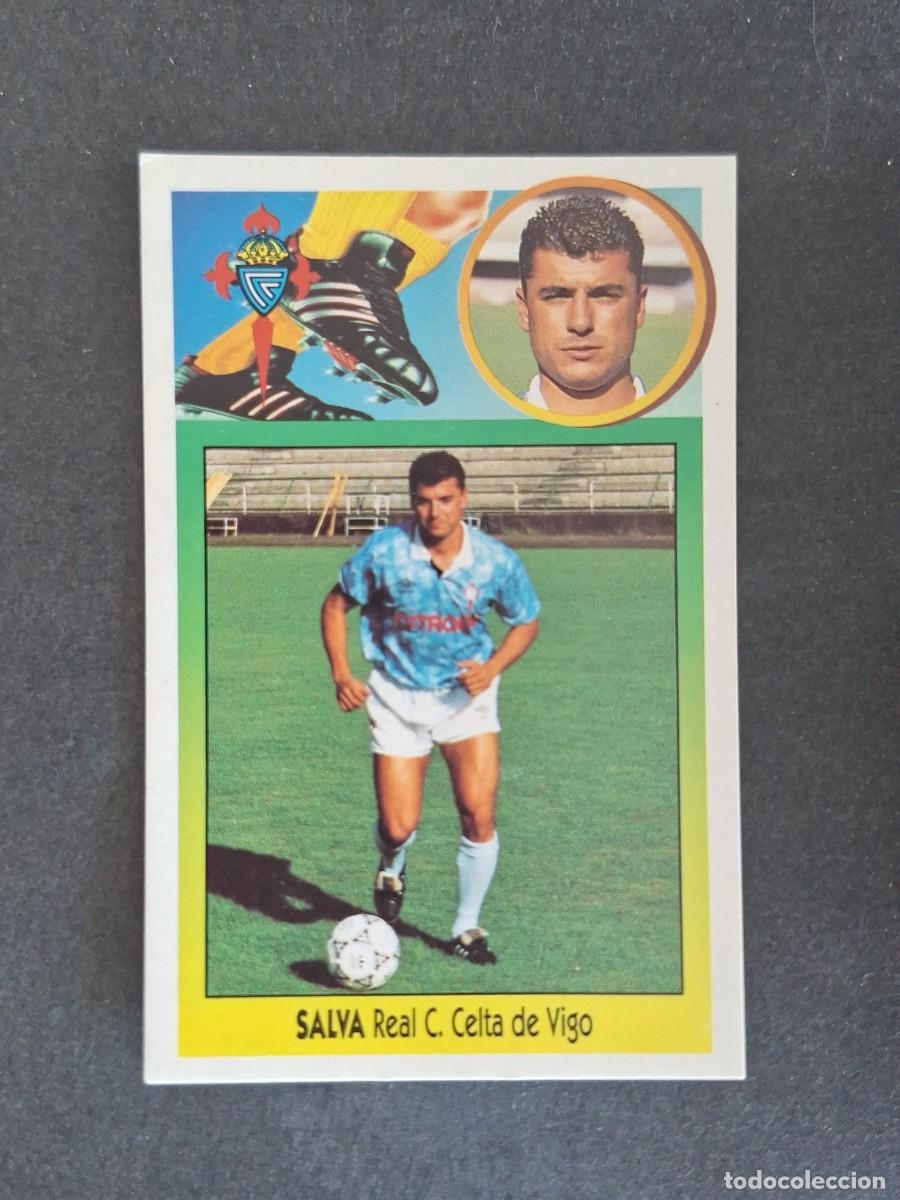 Cromos de f&uacute;tbol: L3 SALVA CELTA DE VIGO LIGA ESTE 1993 1994 93 94 CARTON NUNCA PEGADO SIN PEGAR