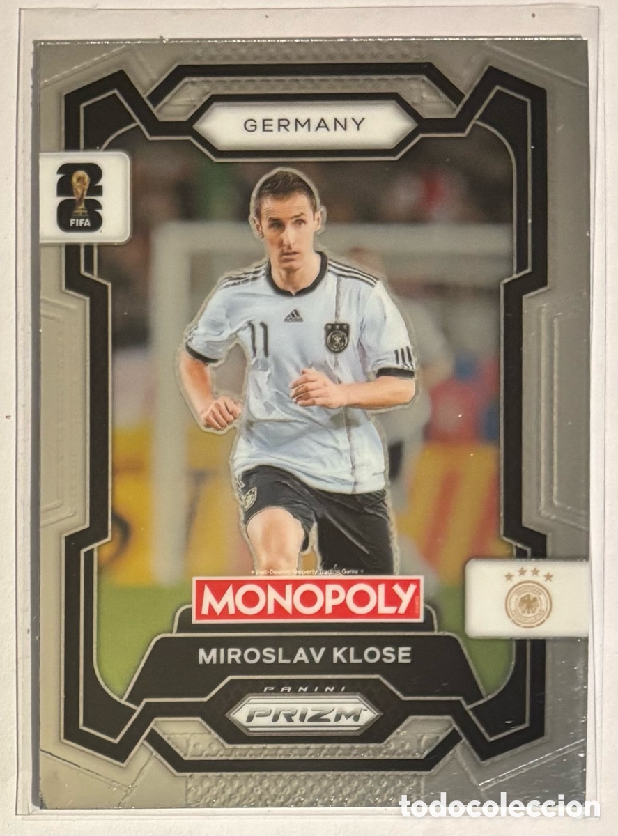 Cromos de f&uacute;tbol: MIROSLAV KLOSE (ALEMANIA). CARTA PANINI PRIMZ MONOPOLY FIFA WORLD CUP 2026. #62.