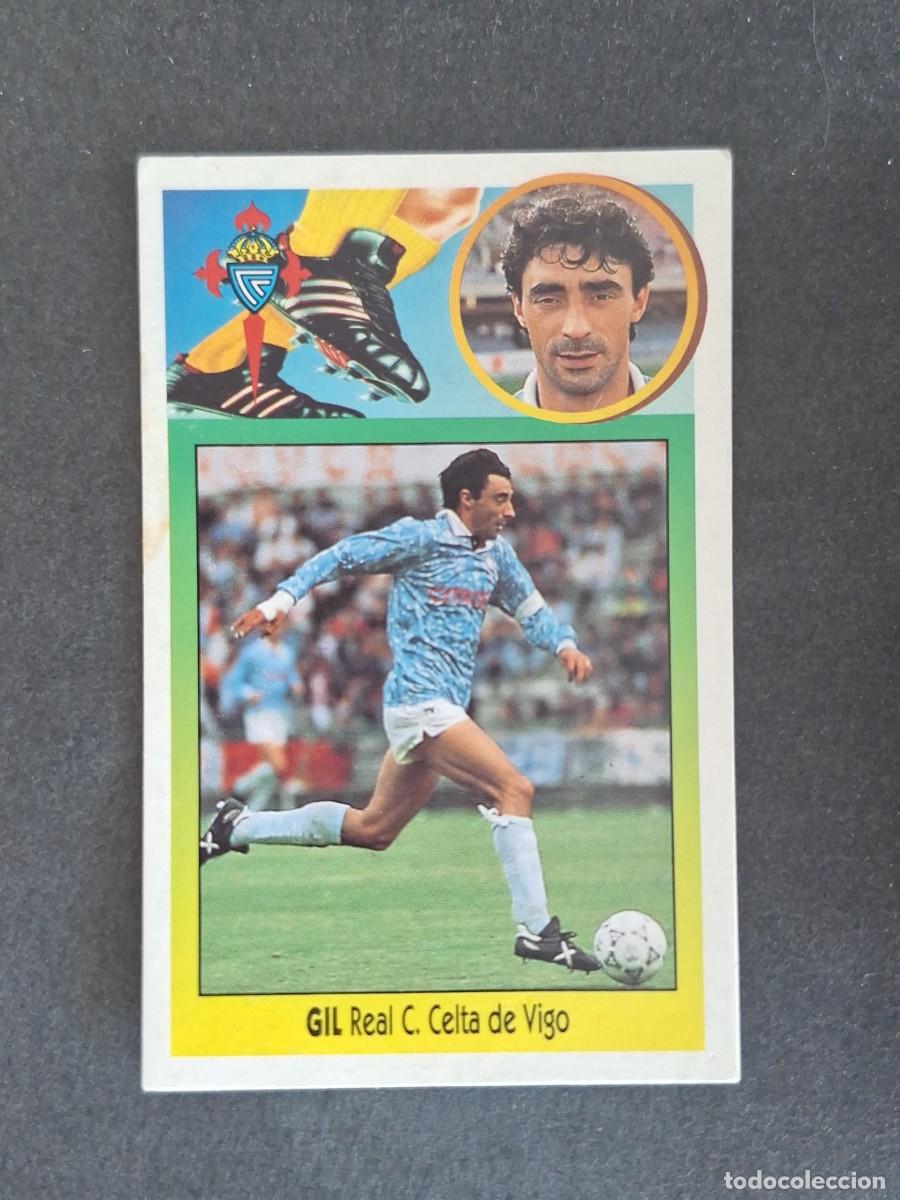 Cromos de f&uacute;tbol: L3 GIL CELTA DE VIGO LIGA ESTE 1993 1994 93 94 CARTON NUNCA PEGADO SIN PEGAR