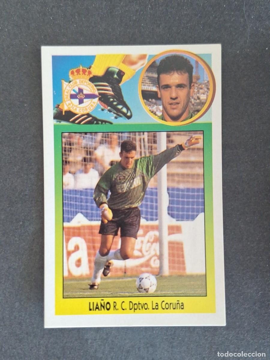 Cromos de f&uacute;tbol: L3 LIA&Ntilde;O DEPORTIVO DE LA CORU&Ntilde;A LIGA ESTE 1993 1994 93 94 CARTON NUNCA PEGADO SIN PEGAR