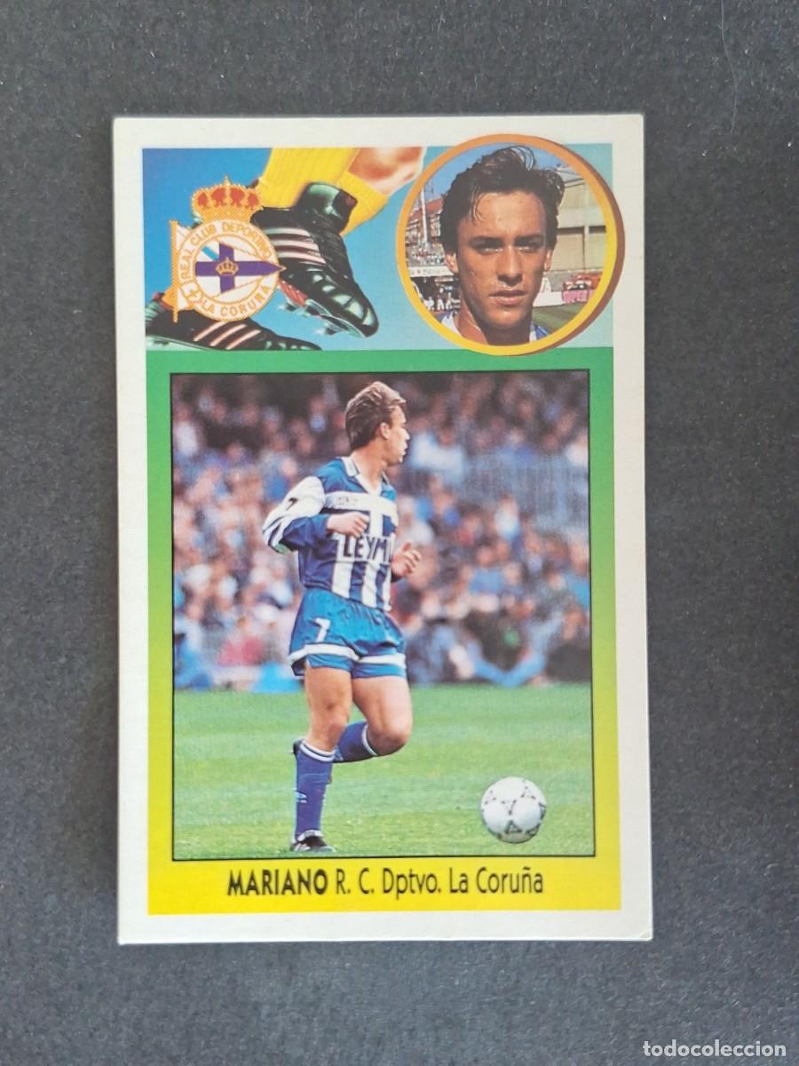 Cromos de f&uacute;tbol: L3 MARIANO DEPORTIVO DE LA CORU&Ntilde;A LIGA ESTE 1993 1994 93 94 CARTON NUNCA PEGADO SIN PEGAR