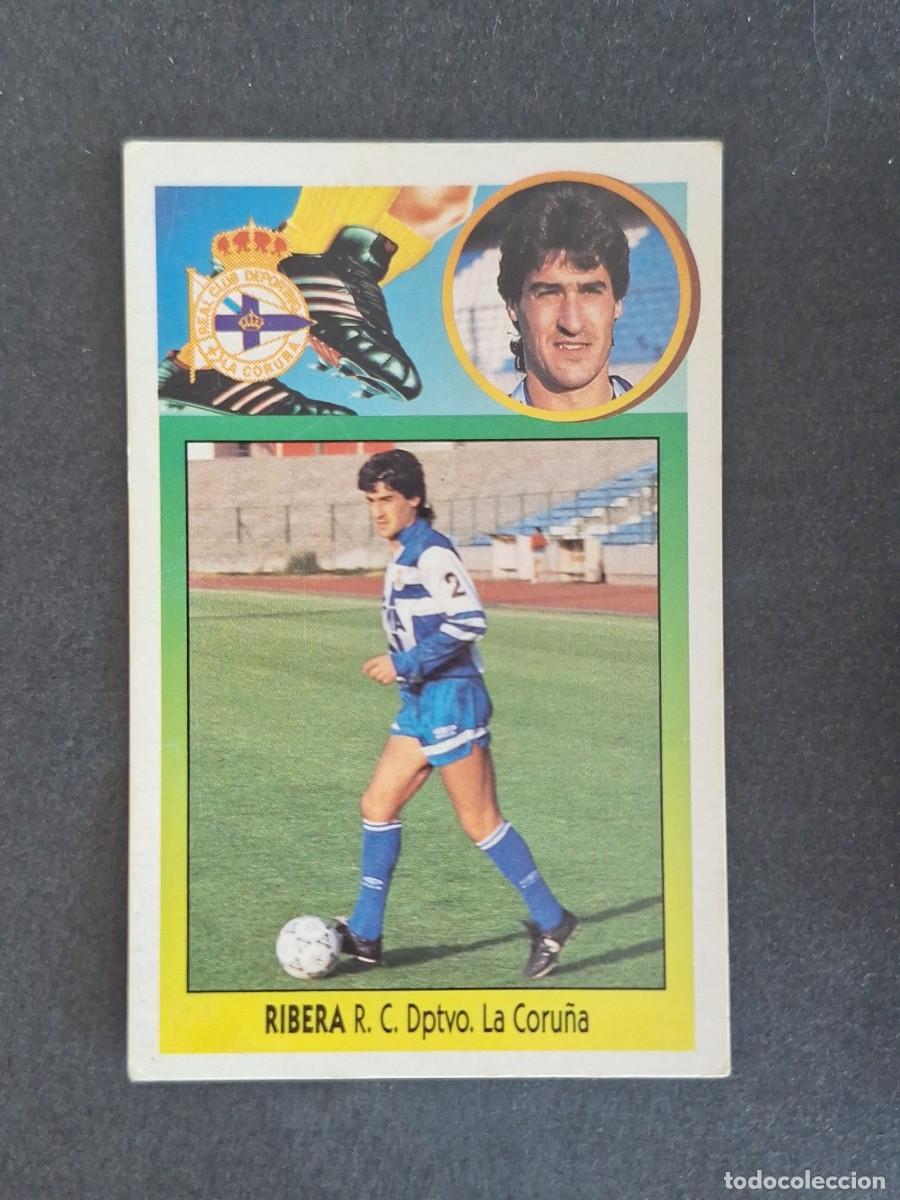 Cromos de f&uacute;tbol: L3 RIBERA DEPORTIVO DE LA CORU&Ntilde;A LIGA ESTE 1993 1994 93 94 CARTON NUNCA PEGADO SIN PEGAR