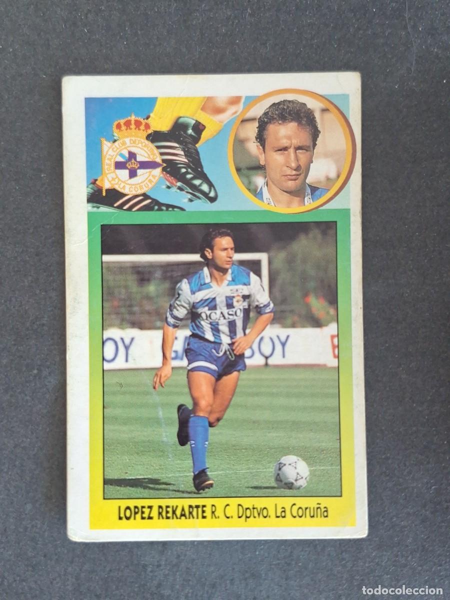 Cromos de f&uacute;tbol: L3 LOPEZ REKARTE DEPORTIVO DE LA CORU&Ntilde;A LIGA ESTE 1993 1994 93 94 CARTON NUNCA PEGADO SIN PEGAR