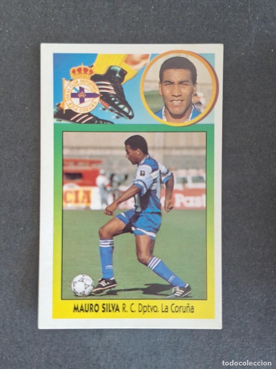 Cromos de f&uacute;tbol: L3 MAURO SILVA DEPORTIVO DE LA CORU&Ntilde;A LIGA ESTE 1993 1994 93 94 CARTON NUNCA PEGADO SIN PEGAR