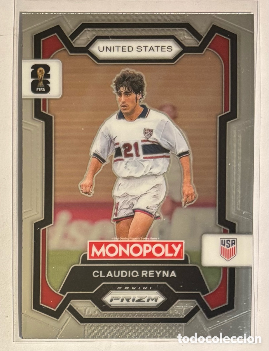 Cromos de f&uacute;tbol: CLAUDIO REYNA (USA). CARTA PANINI PRIMZ MONOPOLY FIFA WORLD CUP 2026. #49.