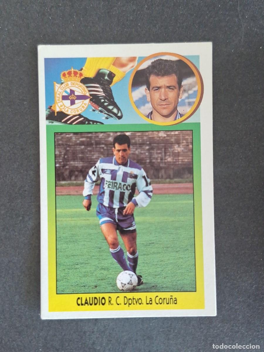 Cromos de f&uacute;tbol: L3 CLAUDIO DEPORTIVO DE LA CORU&Ntilde;A LIGA ESTE 1993 1994 93 94 CARTON NUNCA PEGADO SIN PEGAR