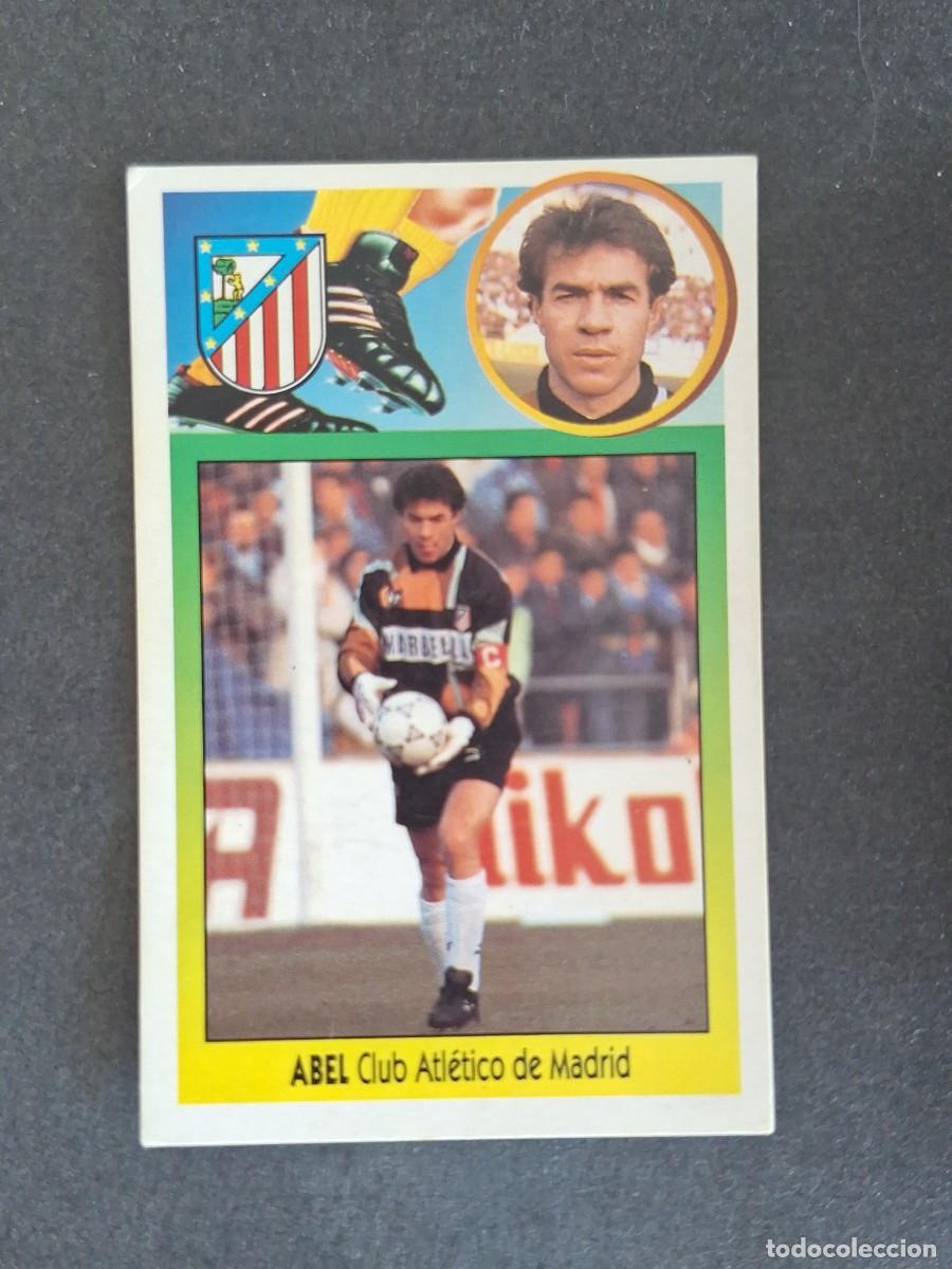 Cromos de f&uacute;tbol: L3 ABEL ATLETICO DE MADRID LIGA ESTE 1993 1994 93 94 CARTON NUNCA PEGADO SIN PEGAR