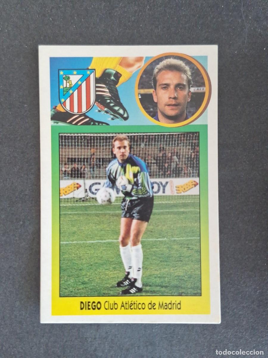 Cromos de f&uacute;tbol: L3 DIEGO ATLETICO DE MADRID LIGA ESTE 1993 1994 93 94 CARTON NUNCA PEGADO SIN PEGAR