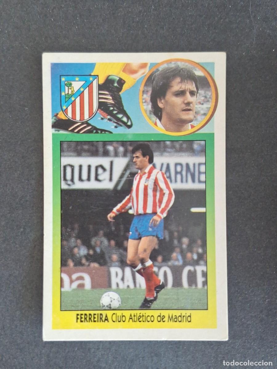 Cromos de f&uacute;tbol: L3 FERREIRA ATLETICO DE MADRID LIGA ESTE 1993 1994 93 94 CARTON NUNCA PEGADO SIN PEGAR