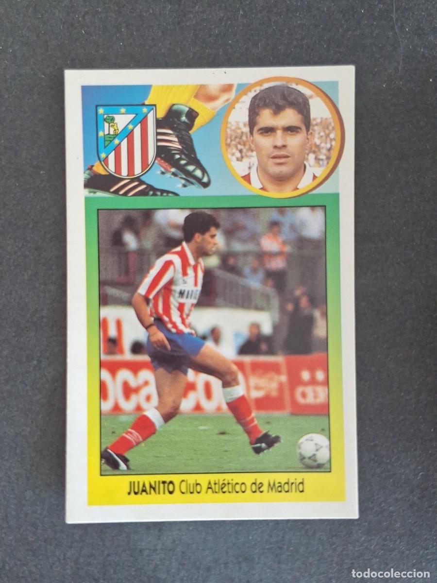 Cromos de f&uacute;tbol: L3 JUANITO ATLETICO DE MADRID LIGA ESTE 1993 1994 93 94 CARTON NUNCA PEGADO SIN PEGAR