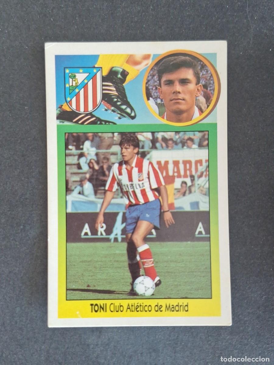 Cromos de f&uacute;tbol: L3 TONI ATLETICO DE MADRID LIGA ESTE 1993 1994 93 94 CARTON NUNCA PEGADO SIN PEGAR
