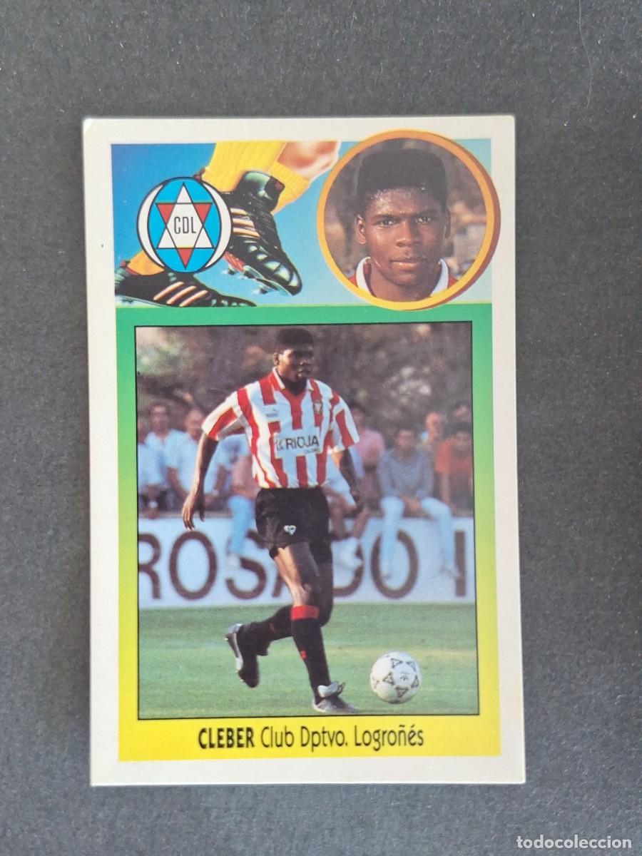 Football Stickers: L3 CLEBER C. D. LOGRO&Ntilde;ES LIGA ESTE 1993 1994 93 94 CARTON NUNCA PEGADO SIN PEGAR