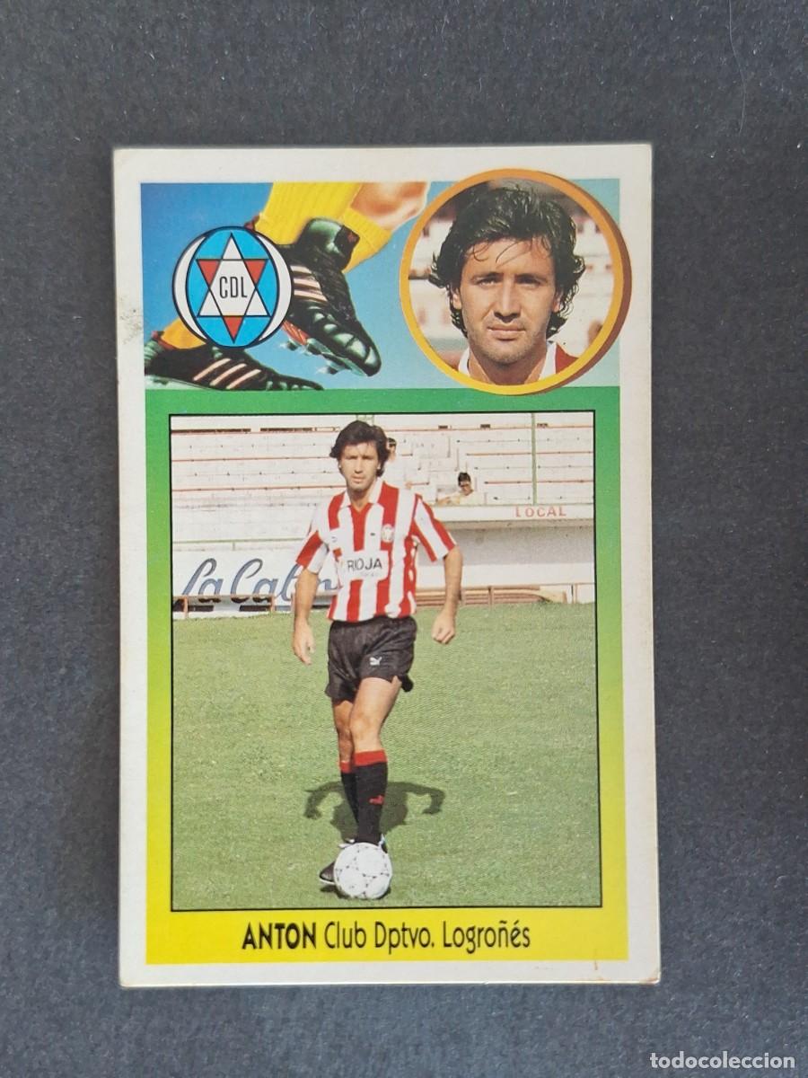 Football Stickers: L3 ANTON C. D. LOGRO&Ntilde;ES LIGA ESTE 1993 1994 93 94 CARTON NUNCA PEGADO SIN PEGAR