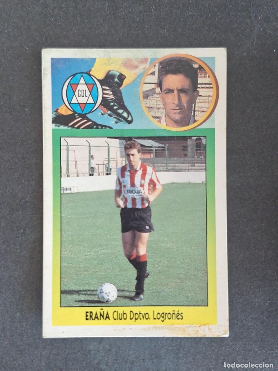 Football Stickers: L3 ERA&Ntilde;A C. D. LOGRO&Ntilde;ES LIGA ESTE 1993 1994 93 94 CARTON NUNCA PEGADO SIN PEGAR