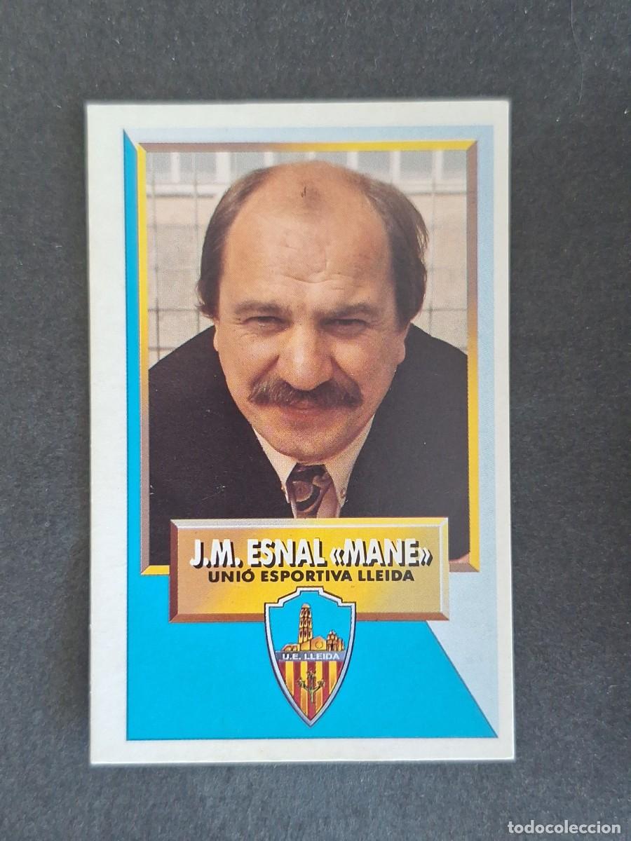 Football Stickers: L3 MANE ENTRENADOR U. E. LLEIDA LIGA ESTE 1993 1994 93 94 CARTON NUNCA PEGADO SIN PEGAR