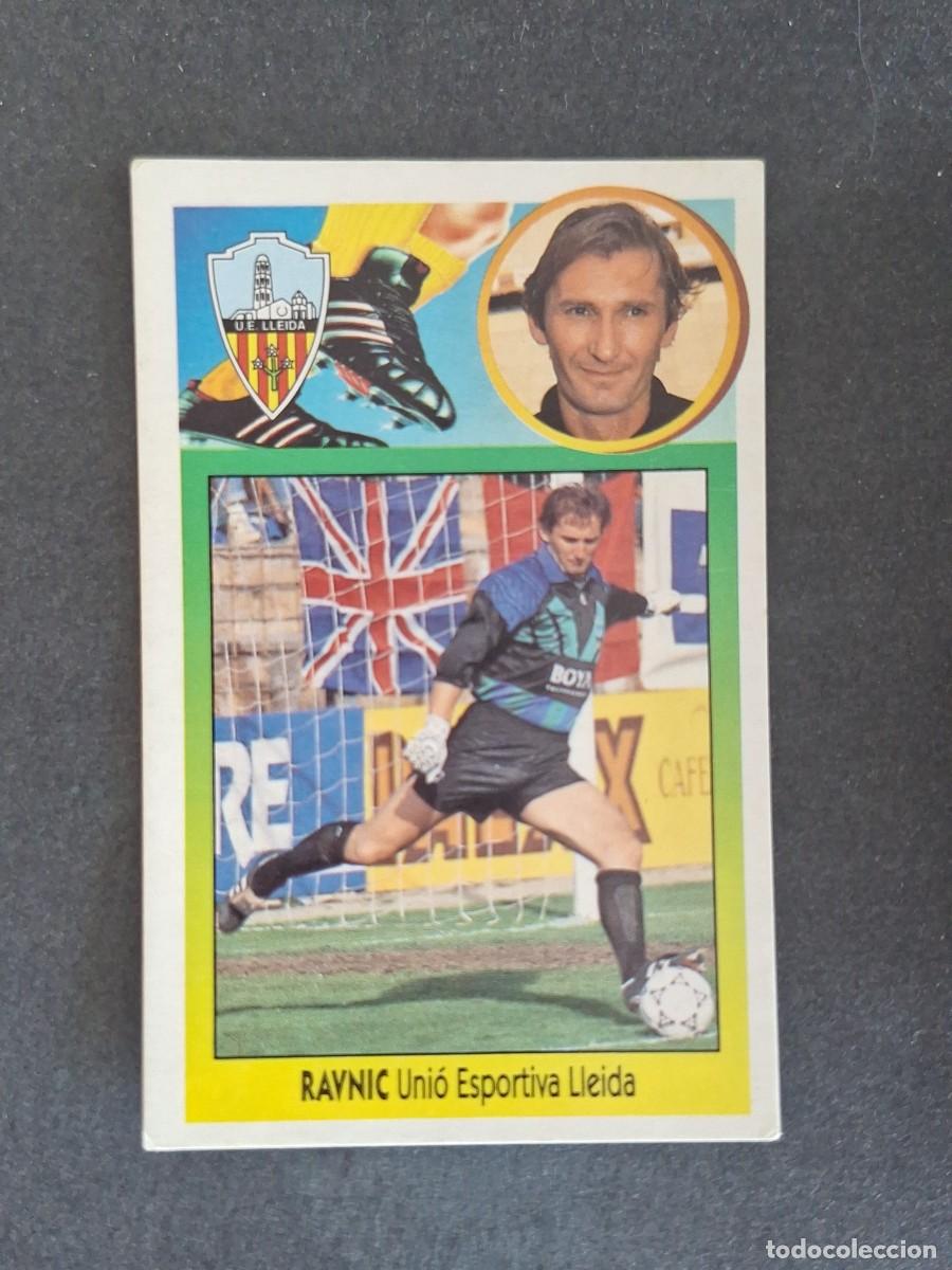 Football Stickers: L3 RAVNIC U. E. LLEIDA LIGA ESTE 1993 1994 93 94 CARTON NUNCA PEGADO SIN PEGAR