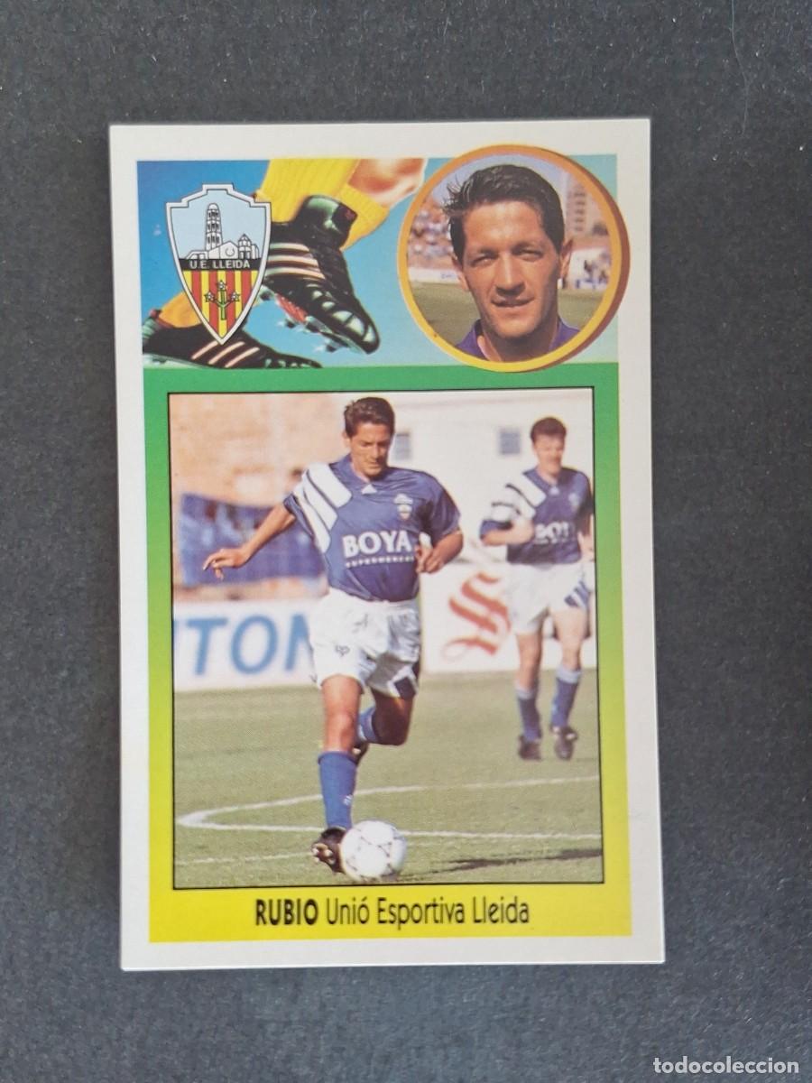Cromos de f&uacute;tbol: L3 RUBIO U. E. LLEIDA LIGA ESTE 1993 1994 93 94 CARTON NUNCA PEGADO SIN PEGAR