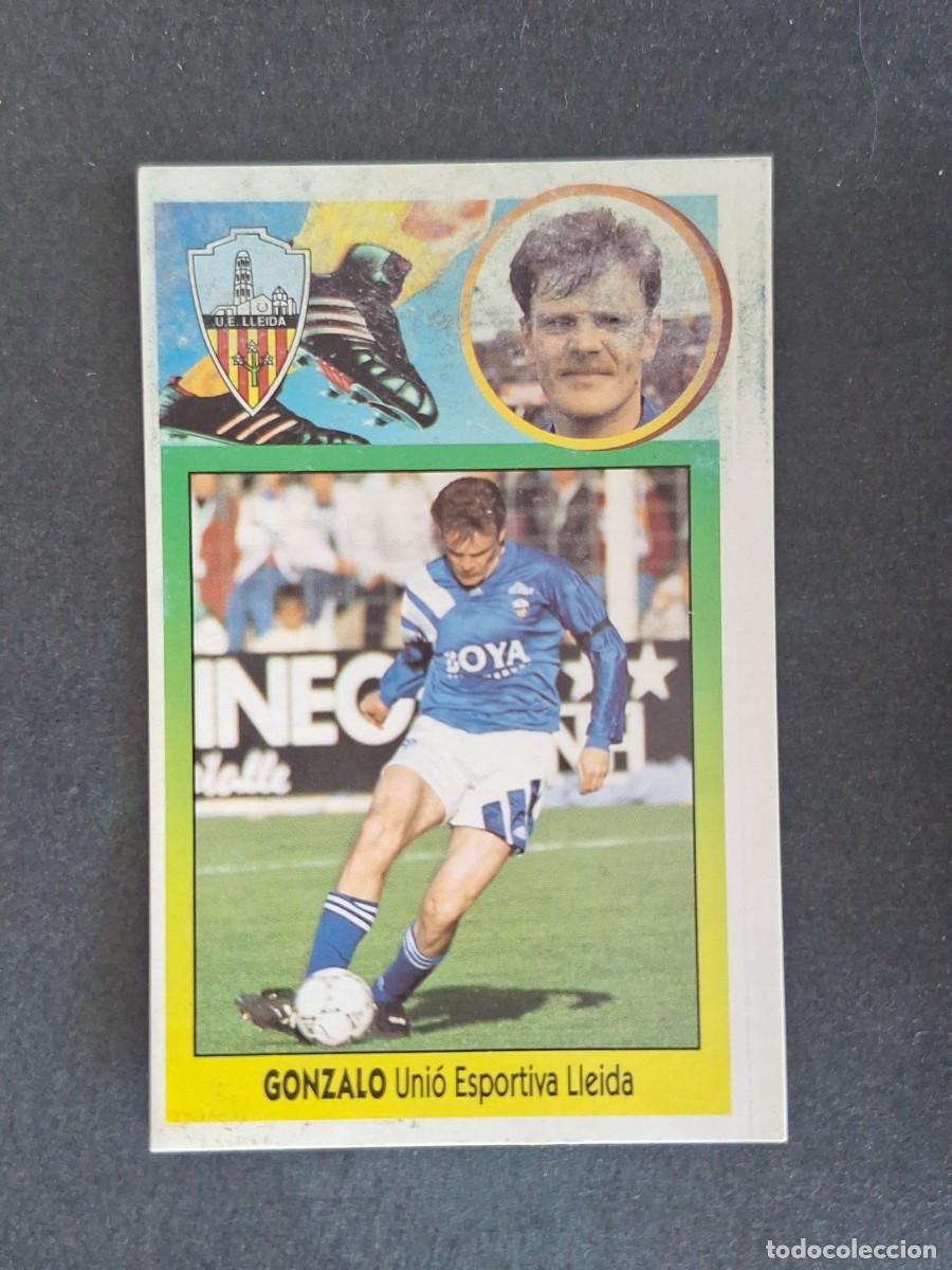 Cromos de f&uacute;tbol: L3 GONZALO U. E. LLEIDA LIGA ESTE 1993 1994 93 94 CARTON NUNCA PEGADO SIN PEGAR