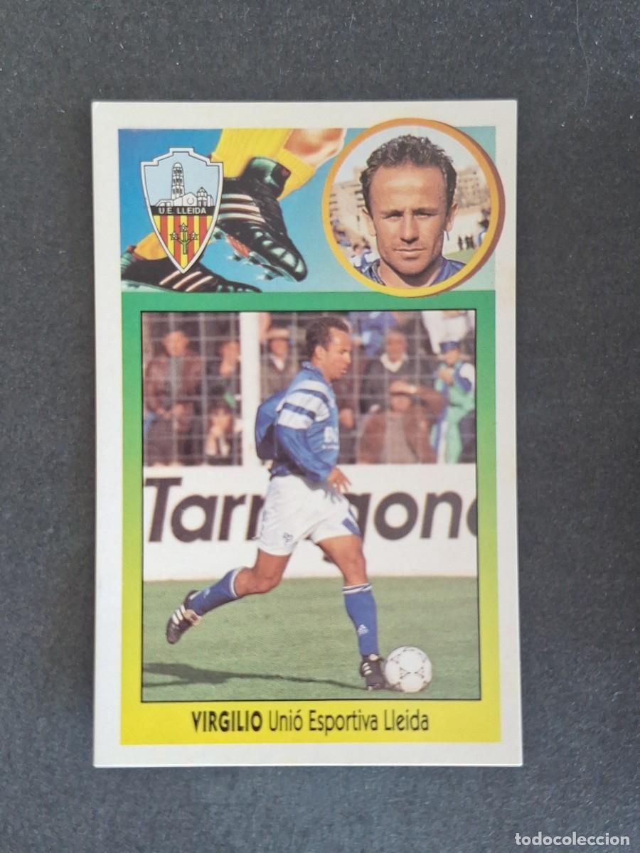 Cromos de f&uacute;tbol: L3 VIRGILIO U. E. LLEIDA LIGA ESTE 1993 1994 93 94 CARTON NUNCA PEGADO SIN PEGAR