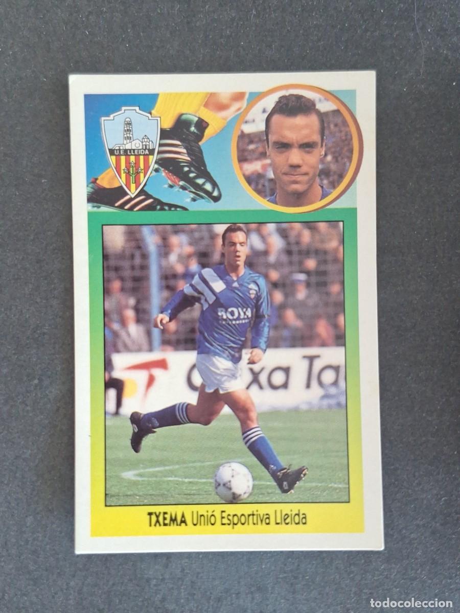 Cromos de f&uacute;tbol: L3 TXEMA U. E. LLEIDA LIGA ESTE 1993 1994 93 94 CARTON NUNCA PEGADO SIN PEGAR