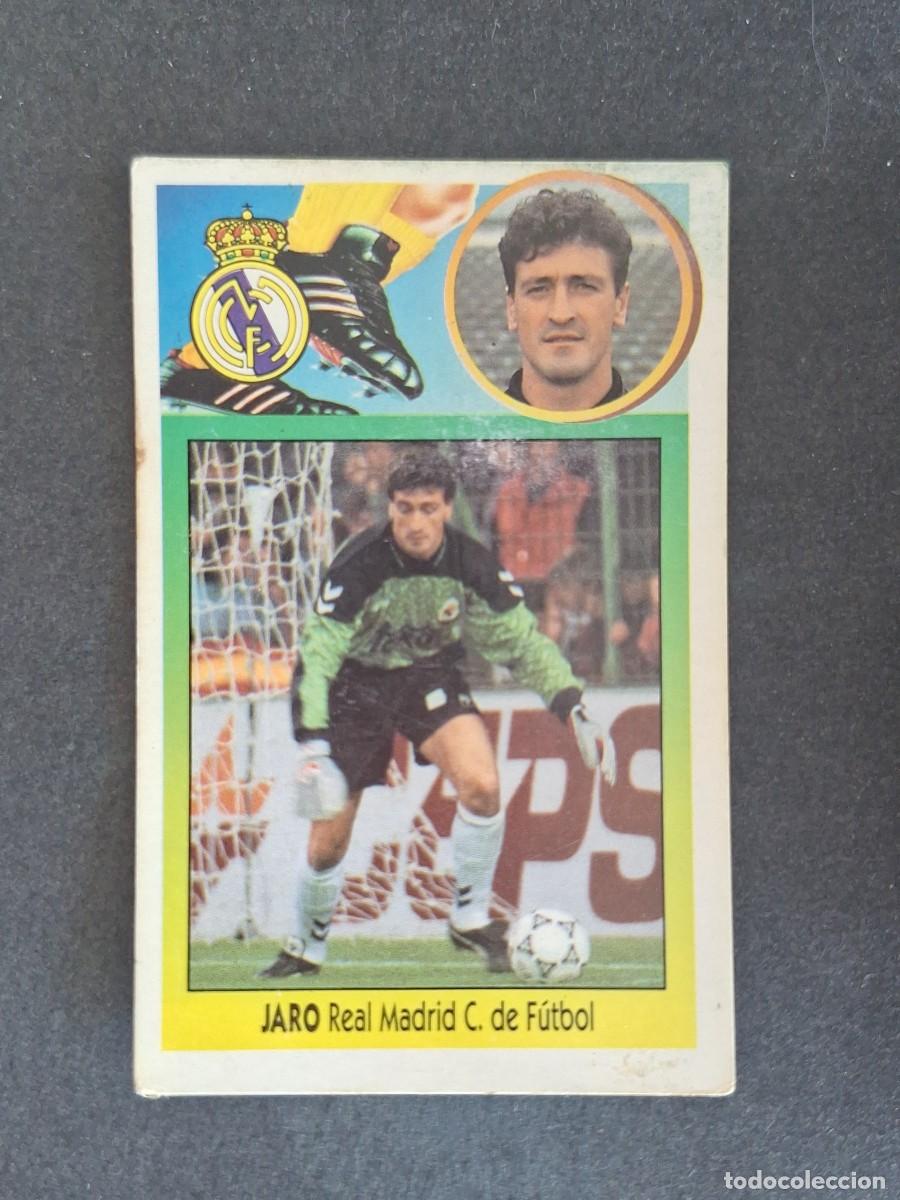 Cromos de f&uacute;tbol: L3 JARO REAL MADRID LIGA ESTE 1993 1994 93 94 CARTON NUNCA PEGADO SIN PEGAR