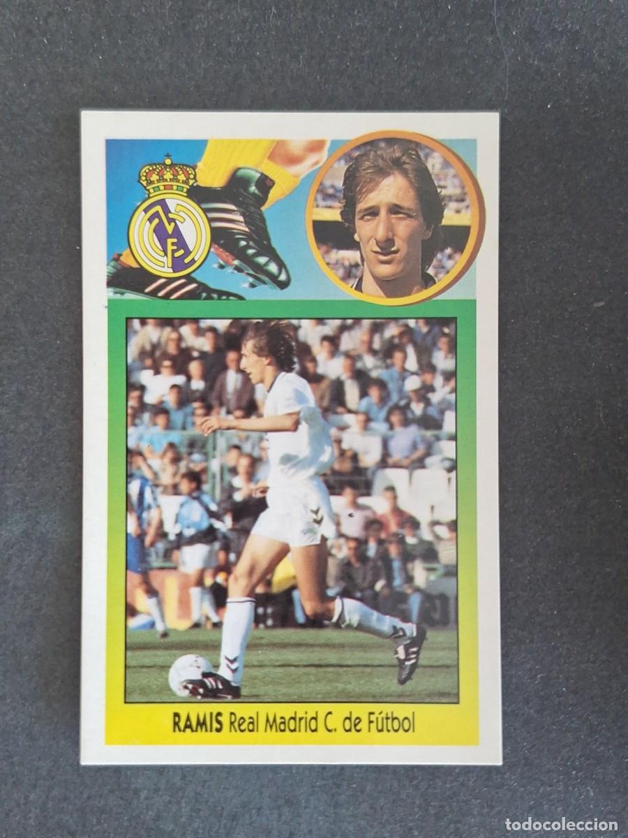 Cromos de f&uacute;tbol: L3 RAMIS REAL MADRID LIGA ESTE 1993 1994 93 94 CARTON NUNCA PEGADO SIN PEGAR