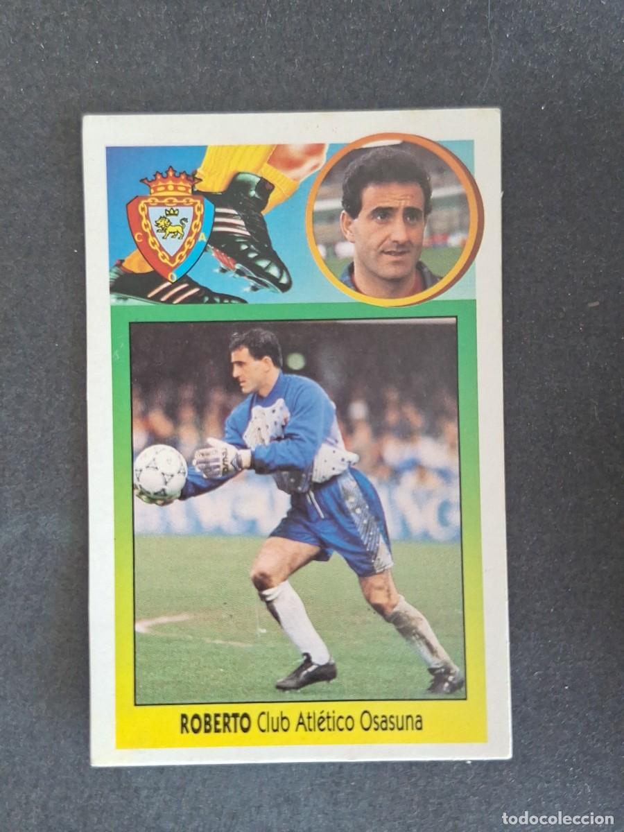 Cromos de f&uacute;tbol: L3 ROBERTO C. A. OSASUNA LIGA ESTE 1993 1994 93 94 CARTON NUNCA PEGADO SIN PEGAR