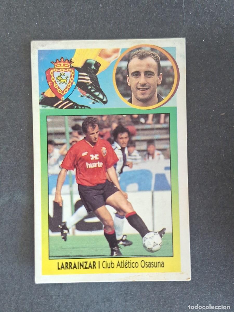 Cromos de f&uacute;tbol: L3 LARRAINZAR I C. A. OSASUNA LIGA ESTE 1993 1994 93 94 CARTON NUNCA PEGADO SIN PEGAR