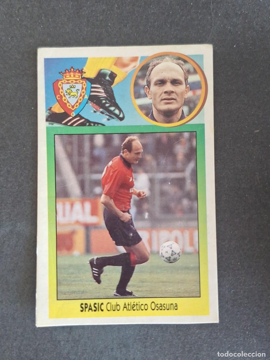 Cromos de f&uacute;tbol: L3 SPASIC C. A. OSASUNA LIGA ESTE 1993 1994 93 94 CARTON NUNCA PEGADO SIN PEGAR