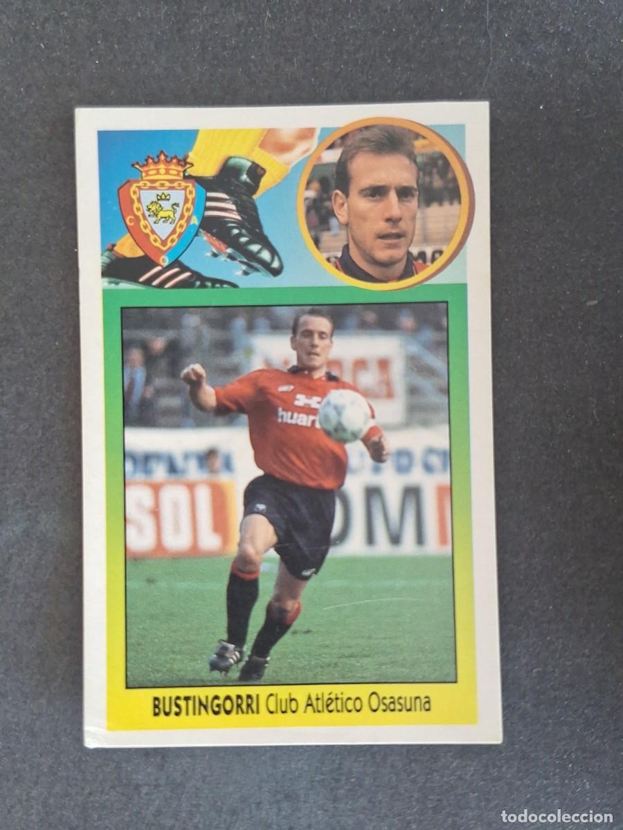 Cromos de f&uacute;tbol: L3 BUSTINGORRI C. A. OSASUNA LIGA ESTE 1993 1994 93 94 CARTON NUNCA PEGADO SIN PEGAR