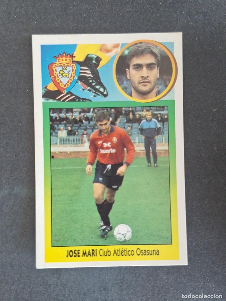 Cromos de f&uacute;tbol: L3 JOSE MARI C. A. OSASUNA LIGA ESTE 1993 1994 93 94 CARTON NUNCA PEGADO SIN PEGAR