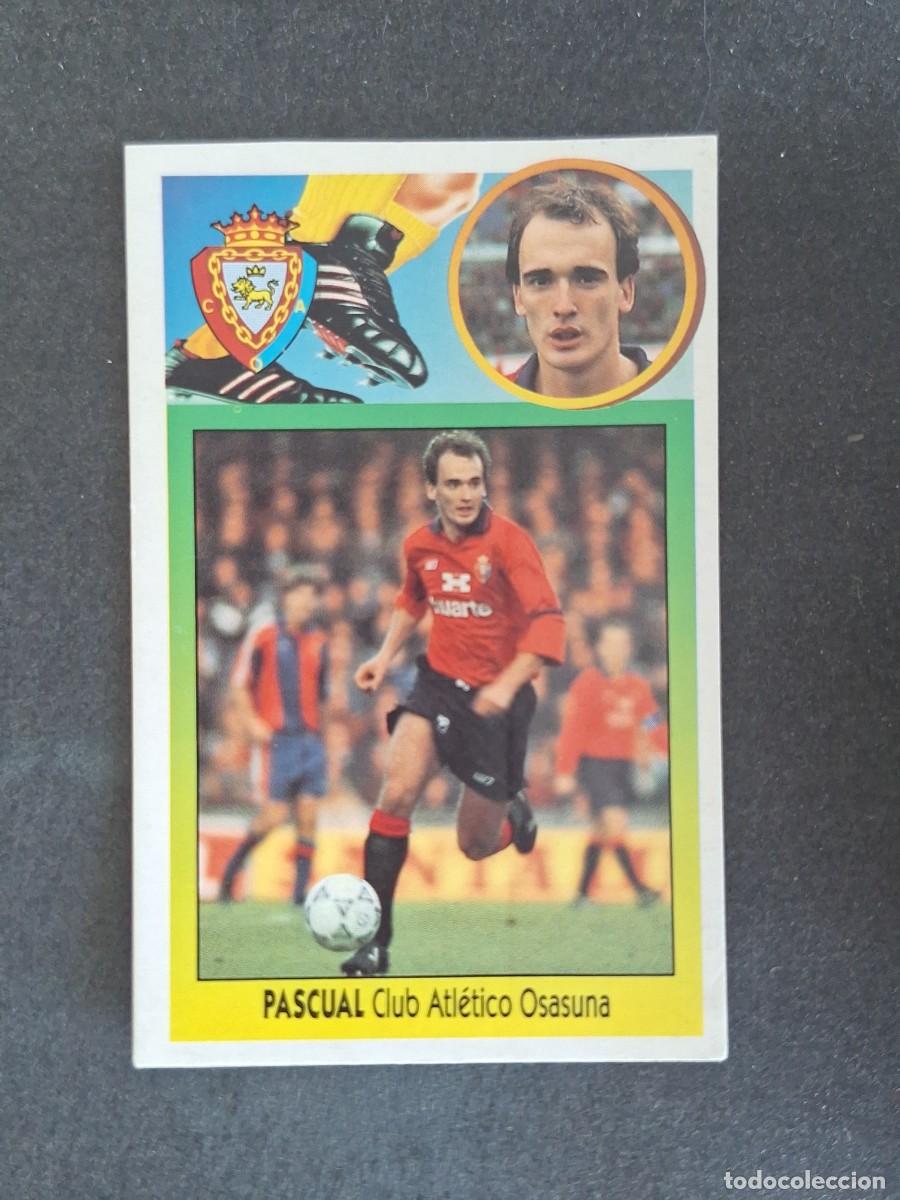 Cromos de f&uacute;tbol: L3 PASCUAL C. A. OSASUNA LIGA ESTE 1993 1994 93 94 CARTON NUNCA PEGADO SIN PEGAR